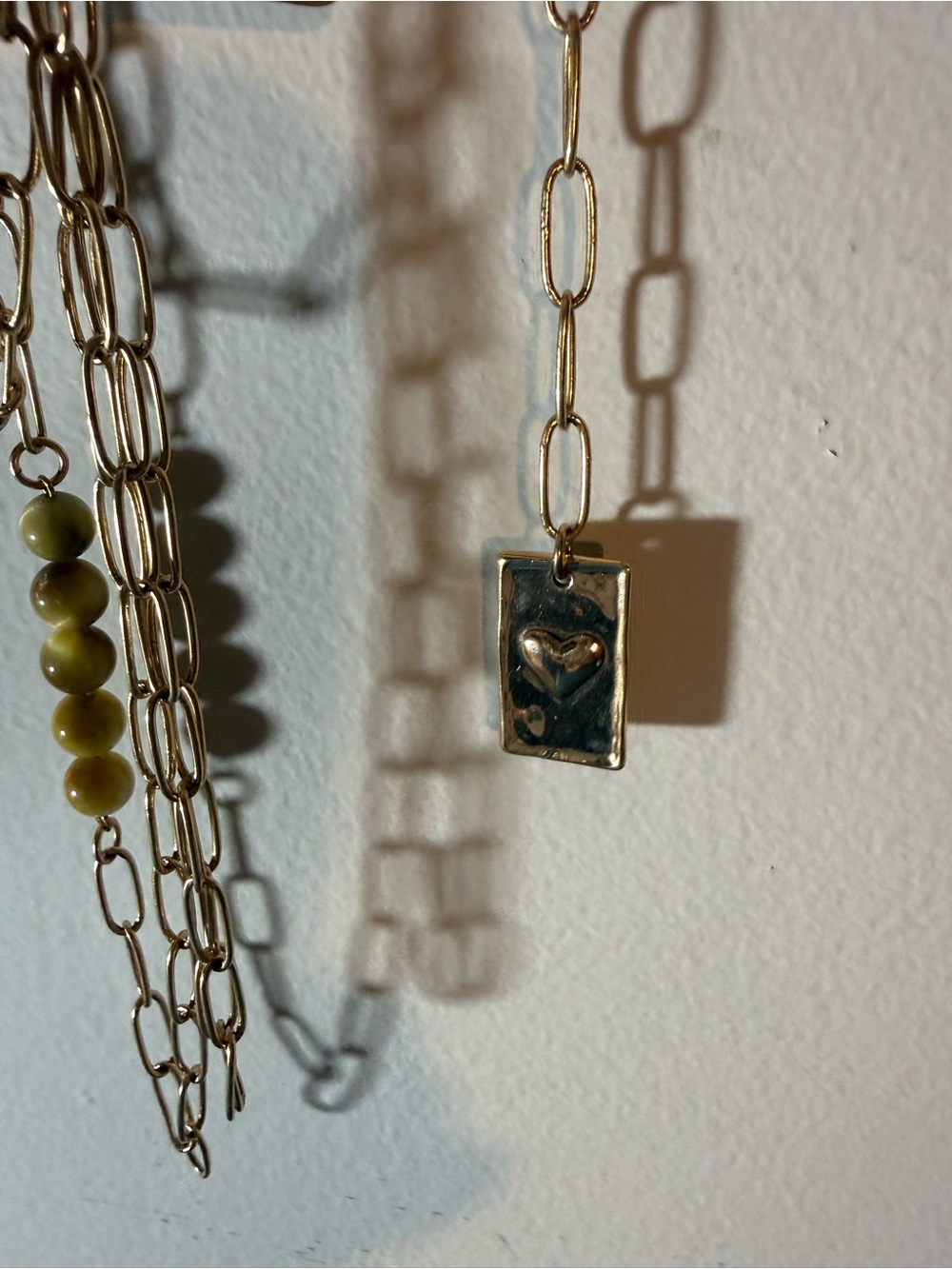 Katia Designs: I Own My Peace Lariat Necklace w Authentic Tigers Eye Stones - Picture 4 of 14